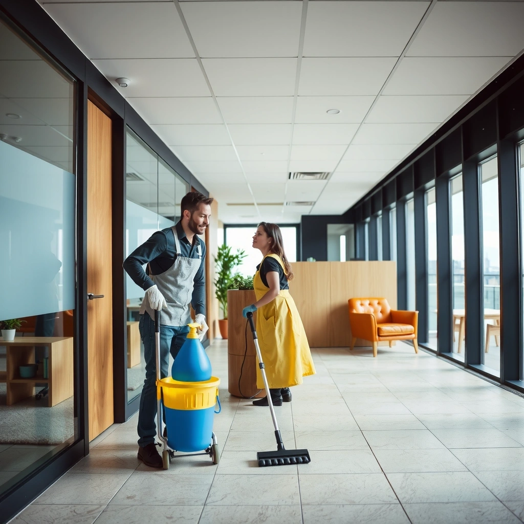 Commercial office cleaning services